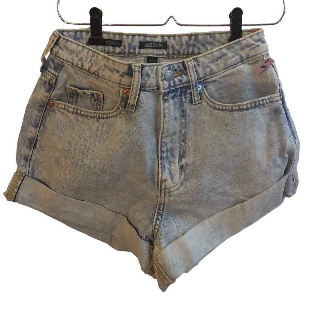 Wild fable (target) highest rise mom jean shorts